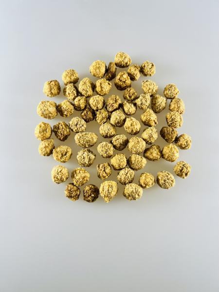 Kaninchenfleisch Knusperkugeln